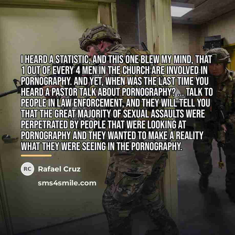 “I heard a statistic, and this one blew my mind,…” quote by Rafael Cruz