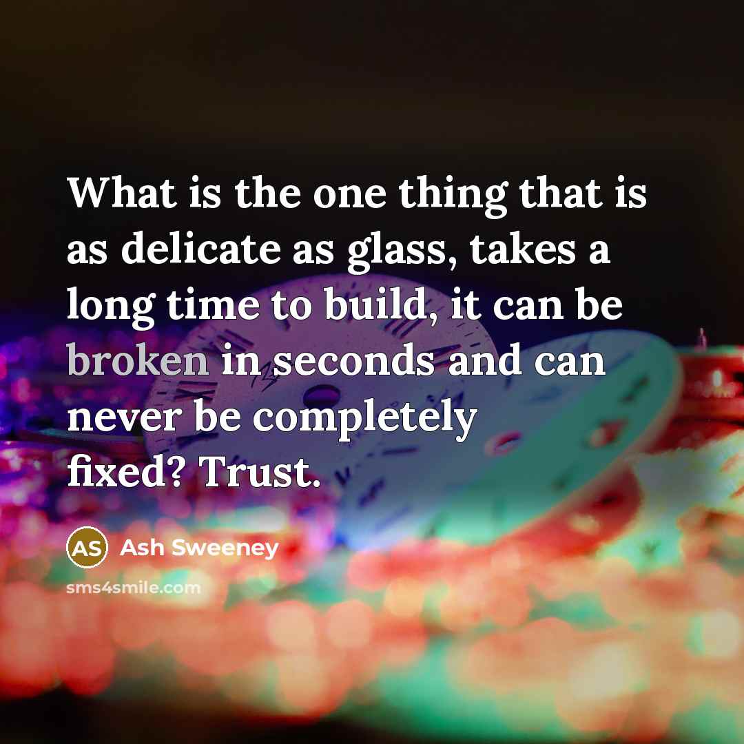 “What is the one thing that is as delicate as…” quote by Ash Sweeney