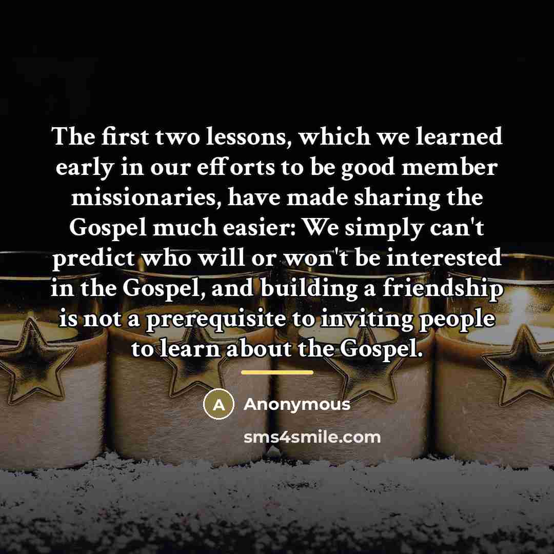 “The first two lessons, which we learned early in our…” quote by Anonymous