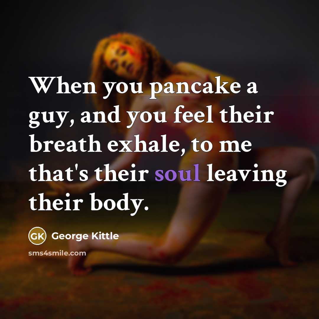 “When you pancake a guy, and you feel their breath…” quote by George Kittle