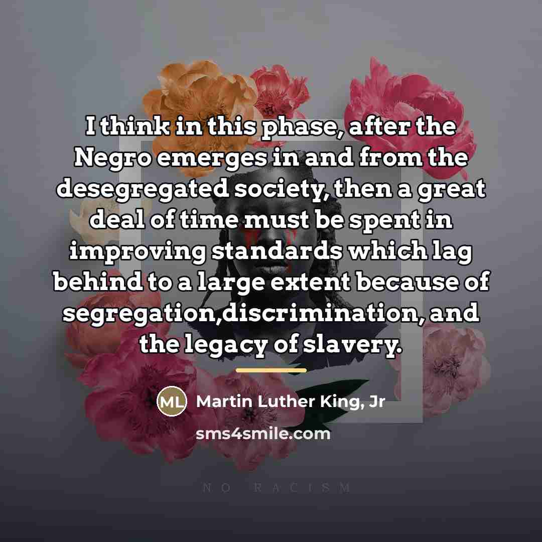 “I think in this phase, after the Negro emerges in…” quote by Martin Luther King, Jr
