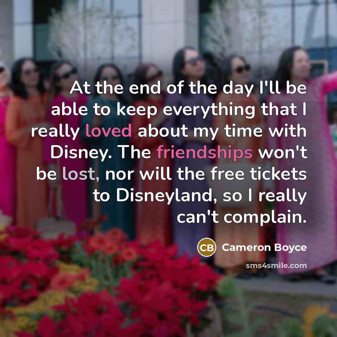 “At the end of the day I'll be able to…” quote by Cameron Boyce