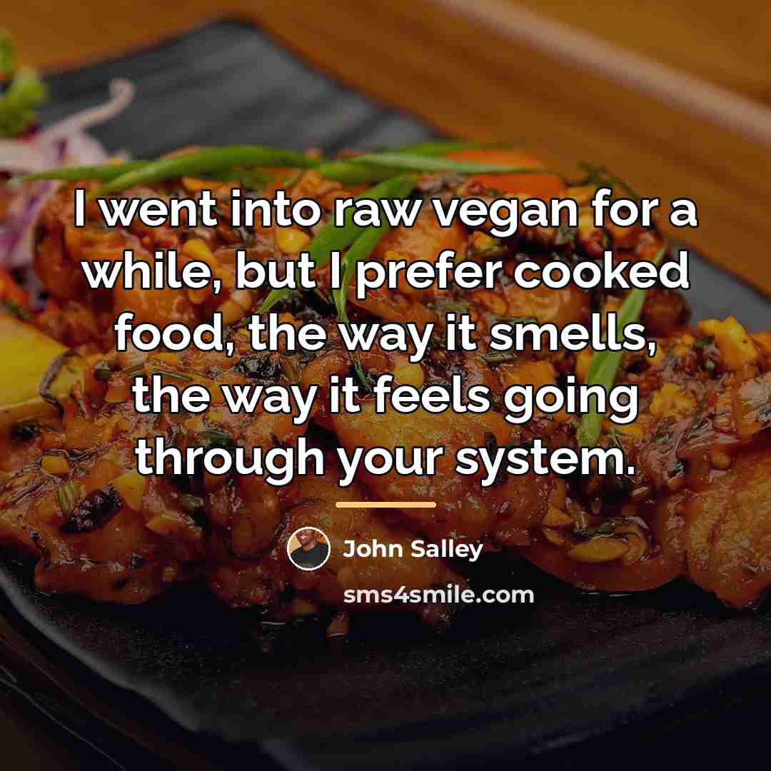 “I went into raw vegan for a while, but I…” quote by John Salley
