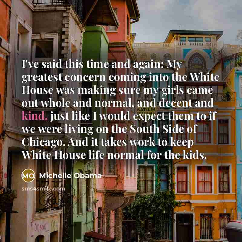 “I've said this time and again: My greatest concern coming…” quote by Michelle Obama