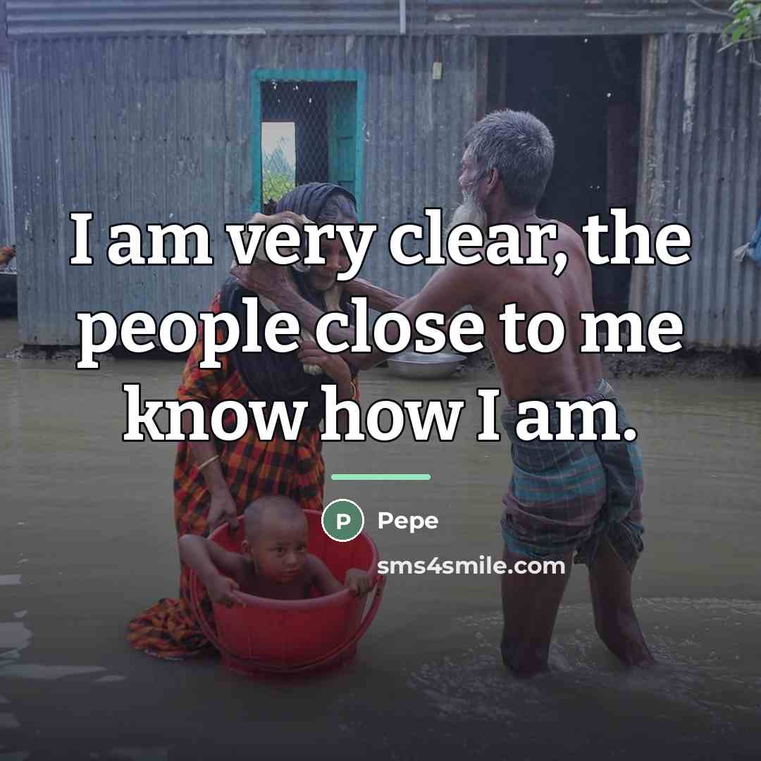 “I am very clear, the people close to me know…” quote by Pepe