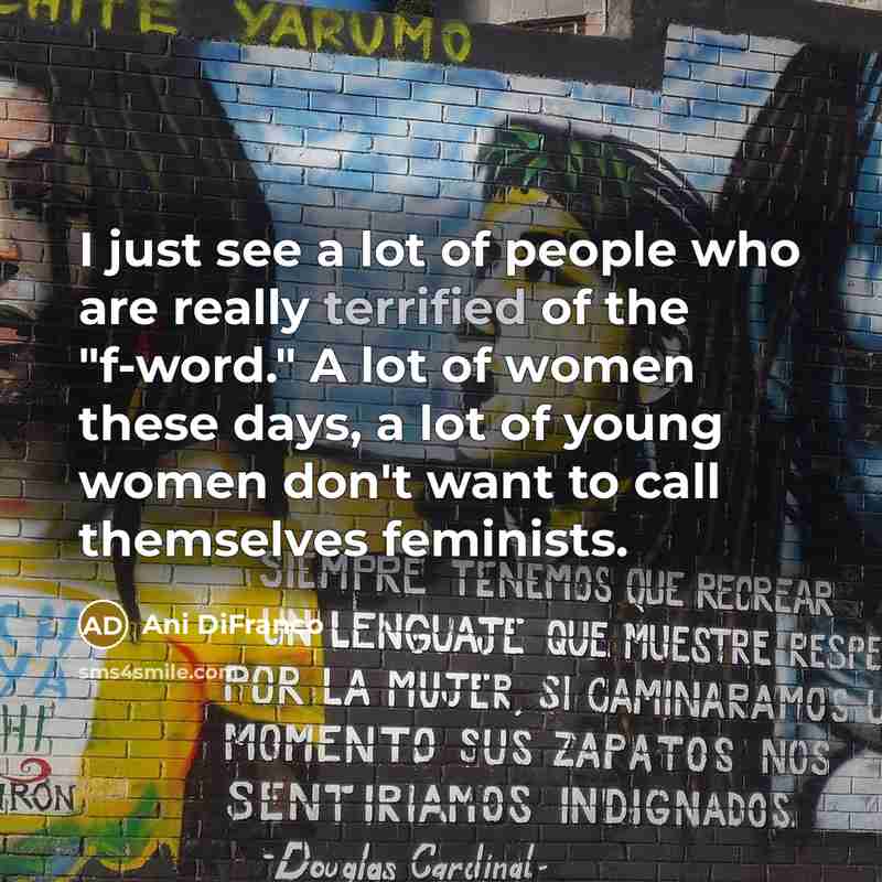 “I just see a lot of people who are really…” quote by Ani DiFranco