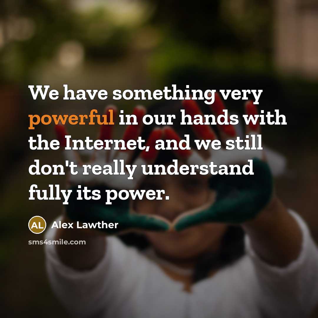“We have something very powerful in our hands with the…” quote by Alex Lawther