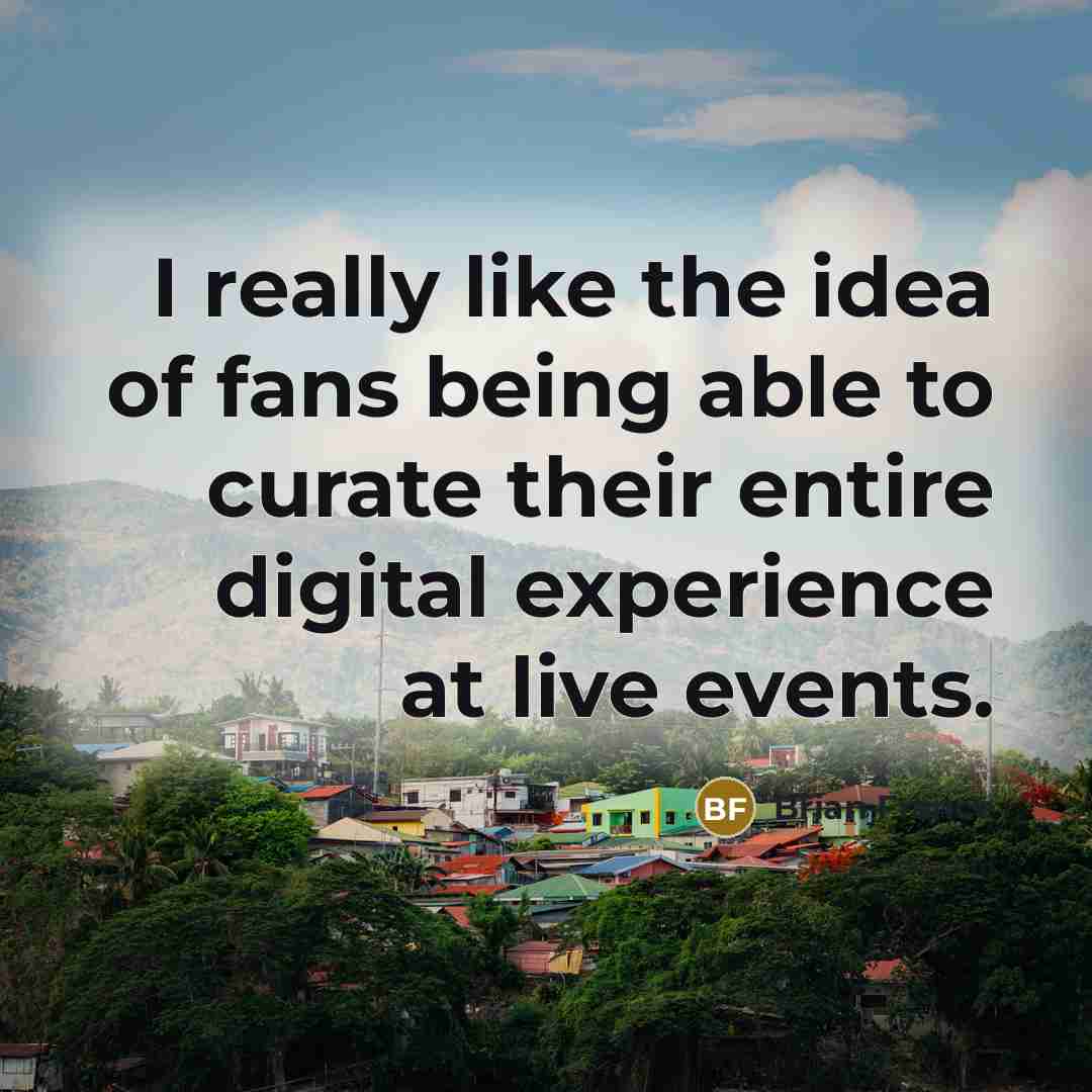 “I really like the idea of fans being able to…” quote by Brian France