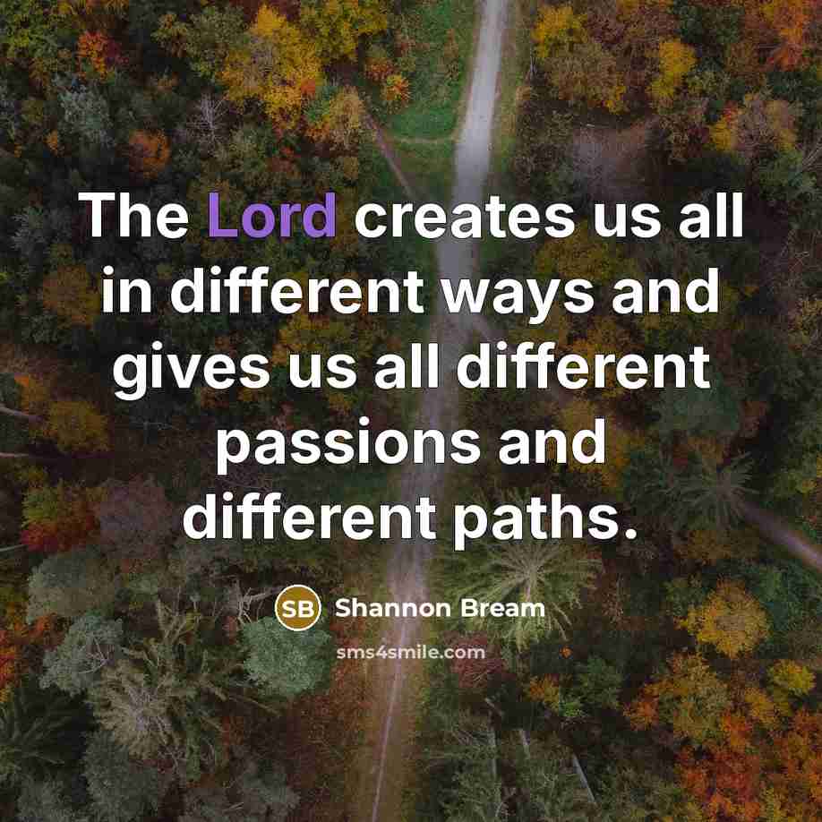 “The Lord creates us all in different ways and gives…” quote by Shannon Bream