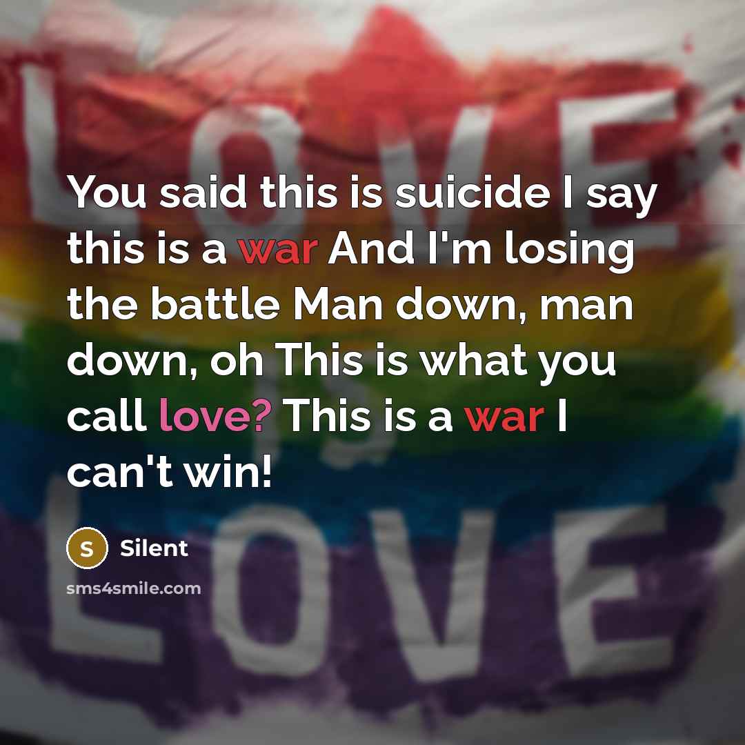 “You said this is suicide I say this is a…” quote by Silent