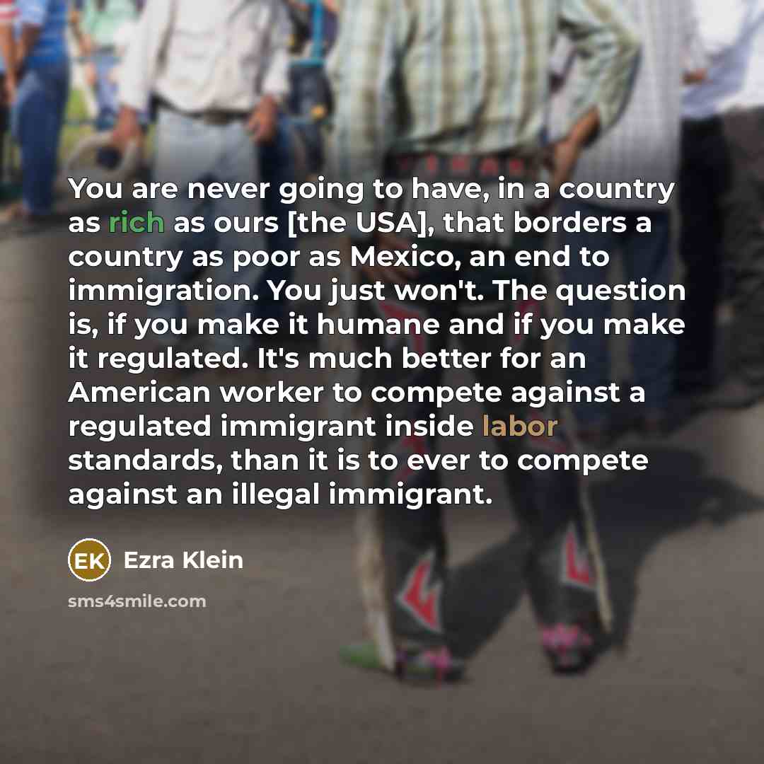 “You are never going to have, in a country as…” quote by Ezra Klein