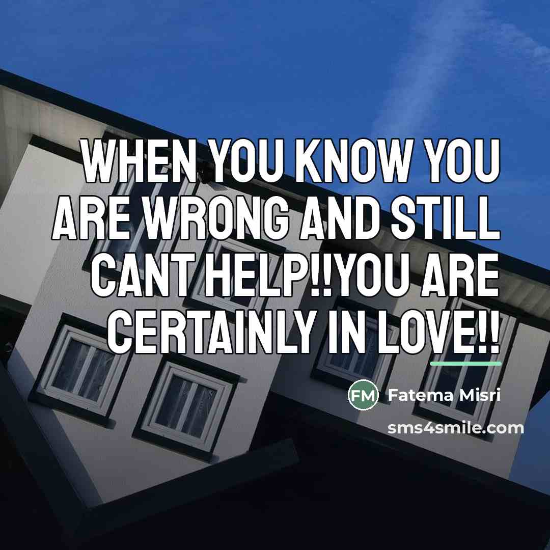 “WHEN YOU KNOW YOU ARE WRONG AND STILL CANT HELP!!YOU…” quote by FATEMA MISRI