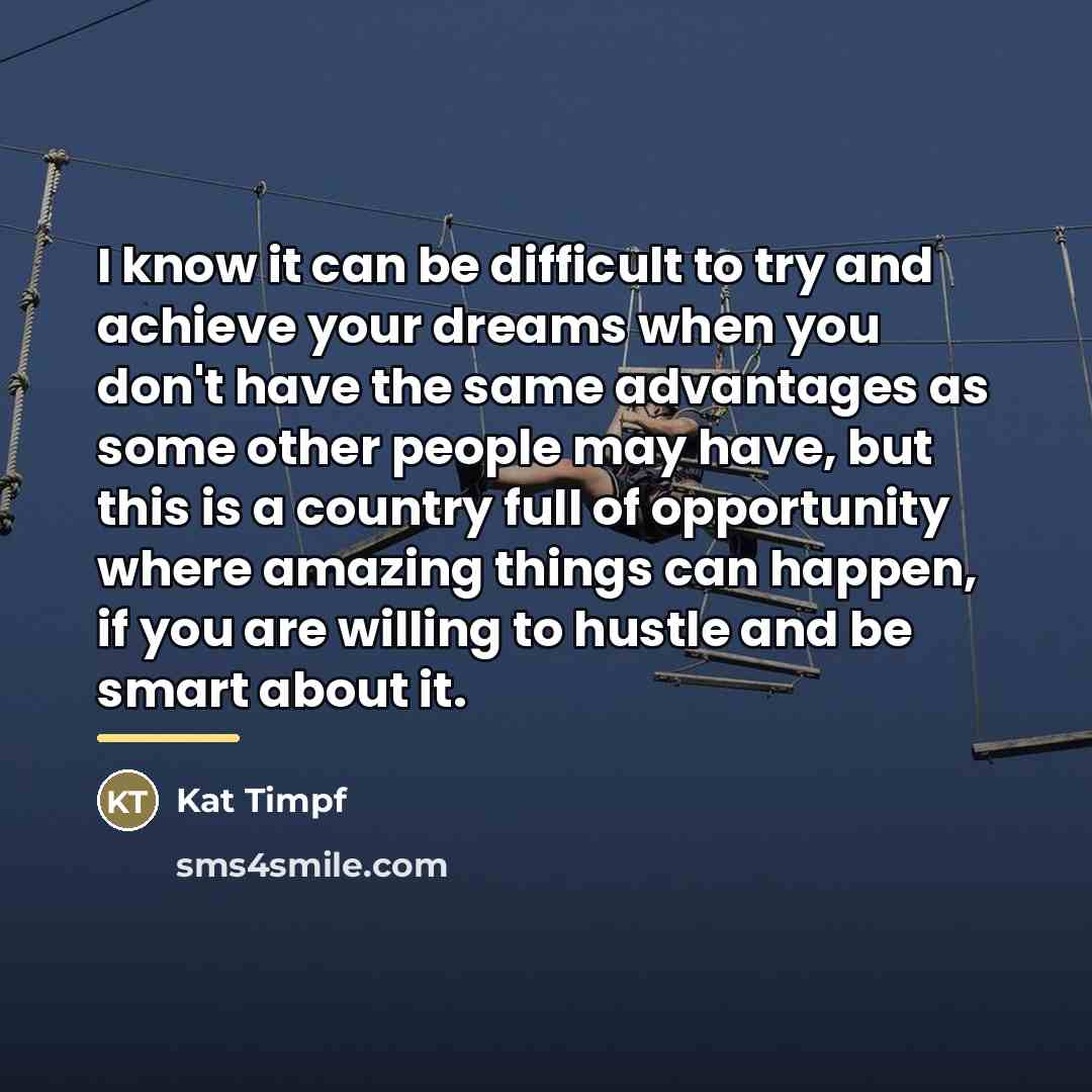 “I know it can be difficult to try and achieve…” quote by Kat Timpf