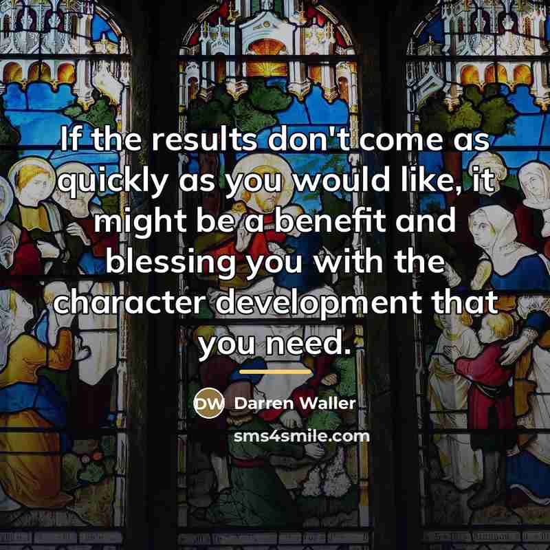 “If the results don't come as quickly as you would…” quote by Darren Waller