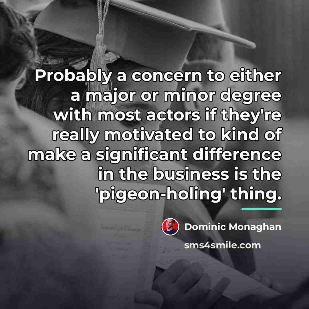 “Probably a concern to either a major or minor degree…” quote by Dominic Monaghan