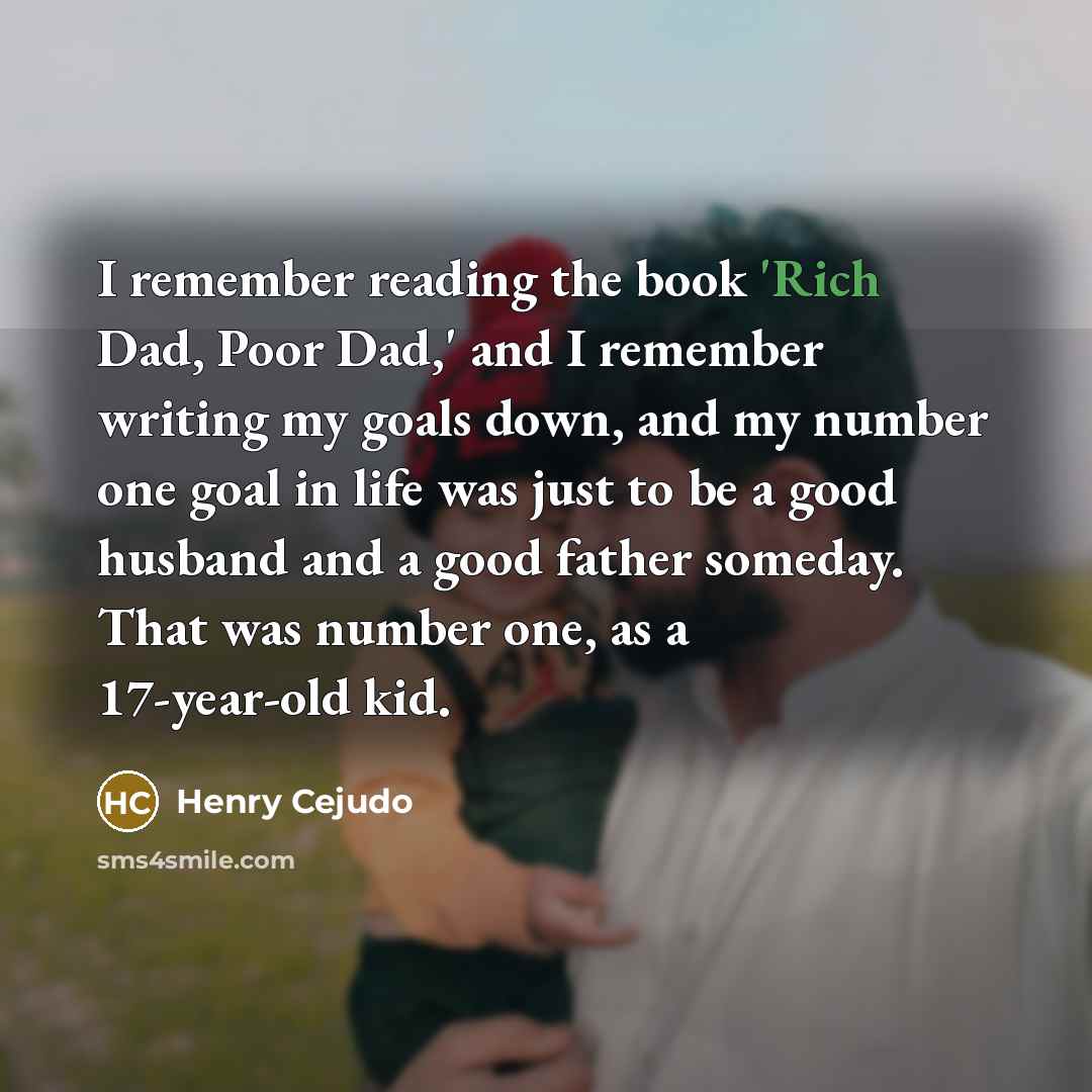 “I remember reading the book 'Rich Dad, Poor Dad,' and…” quote by Henry Cejudo
