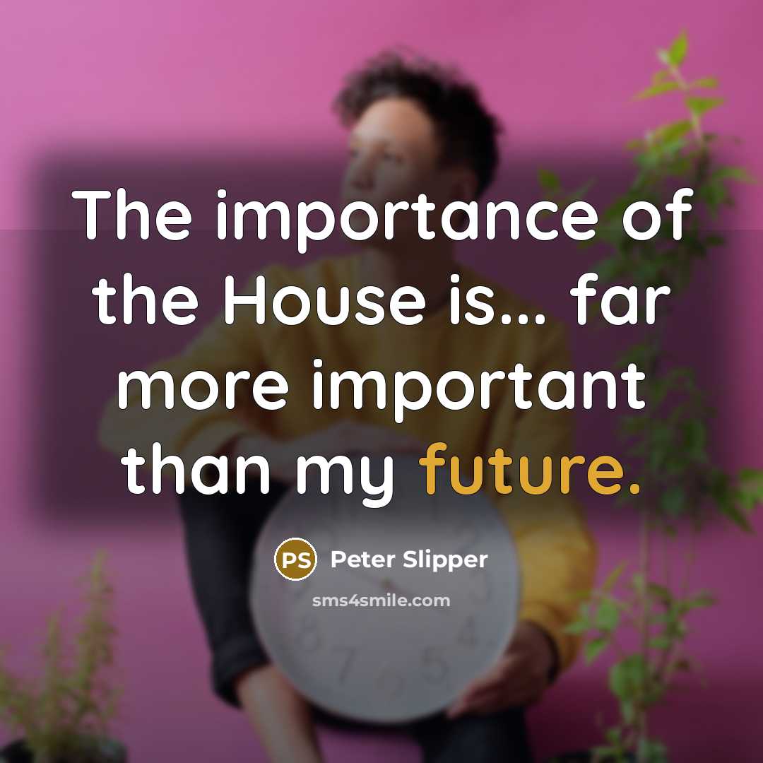 “The importance of the House is... far more important than…” quote by Peter Slipper