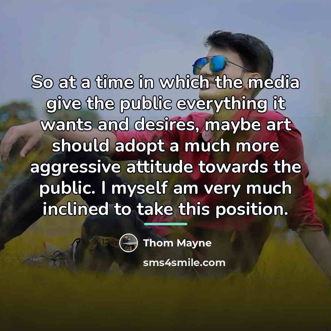 “So at a time in which the media give the…” quote by Thom Mayne