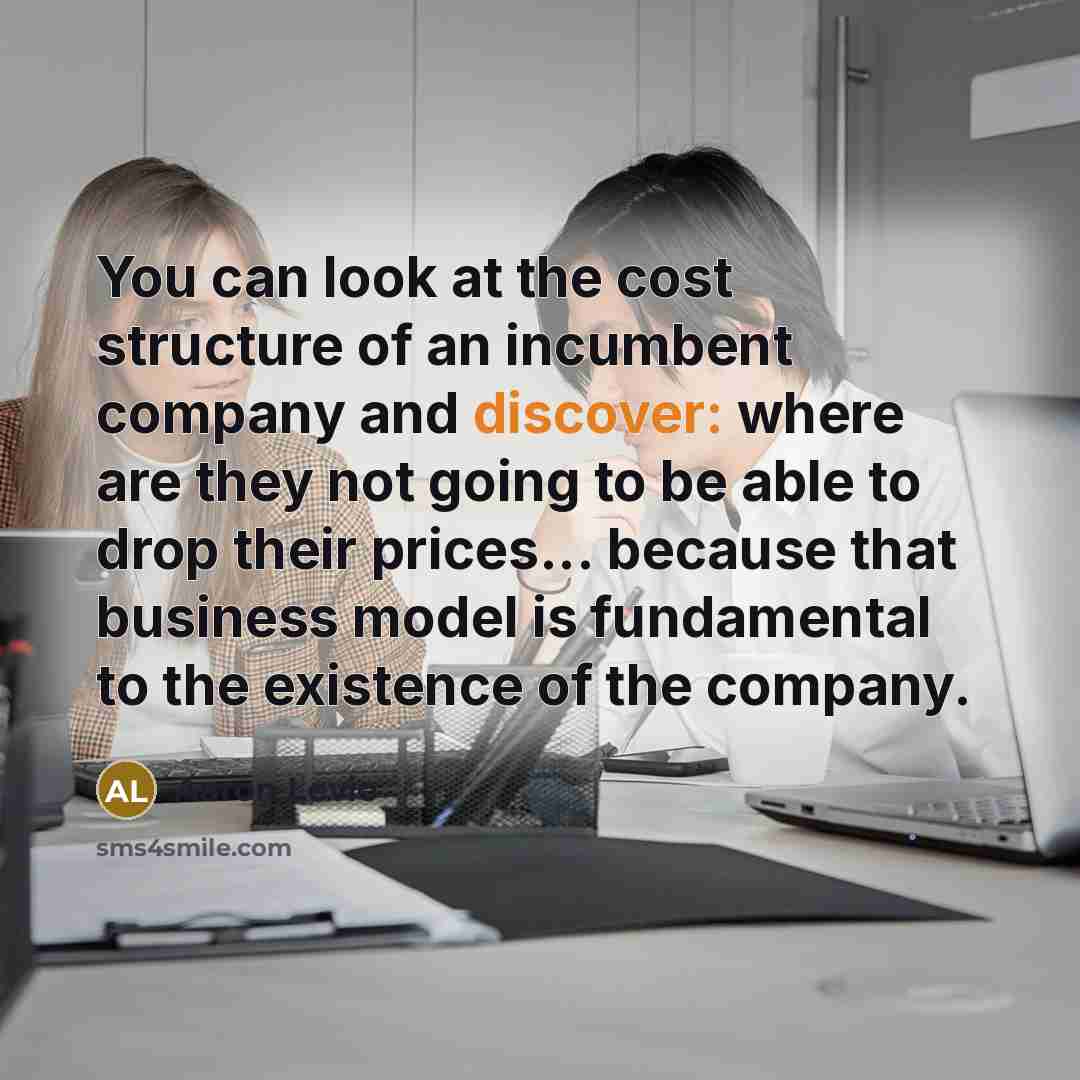 “You can look at the cost structure of an incumbent…” quote by Aaron Levie