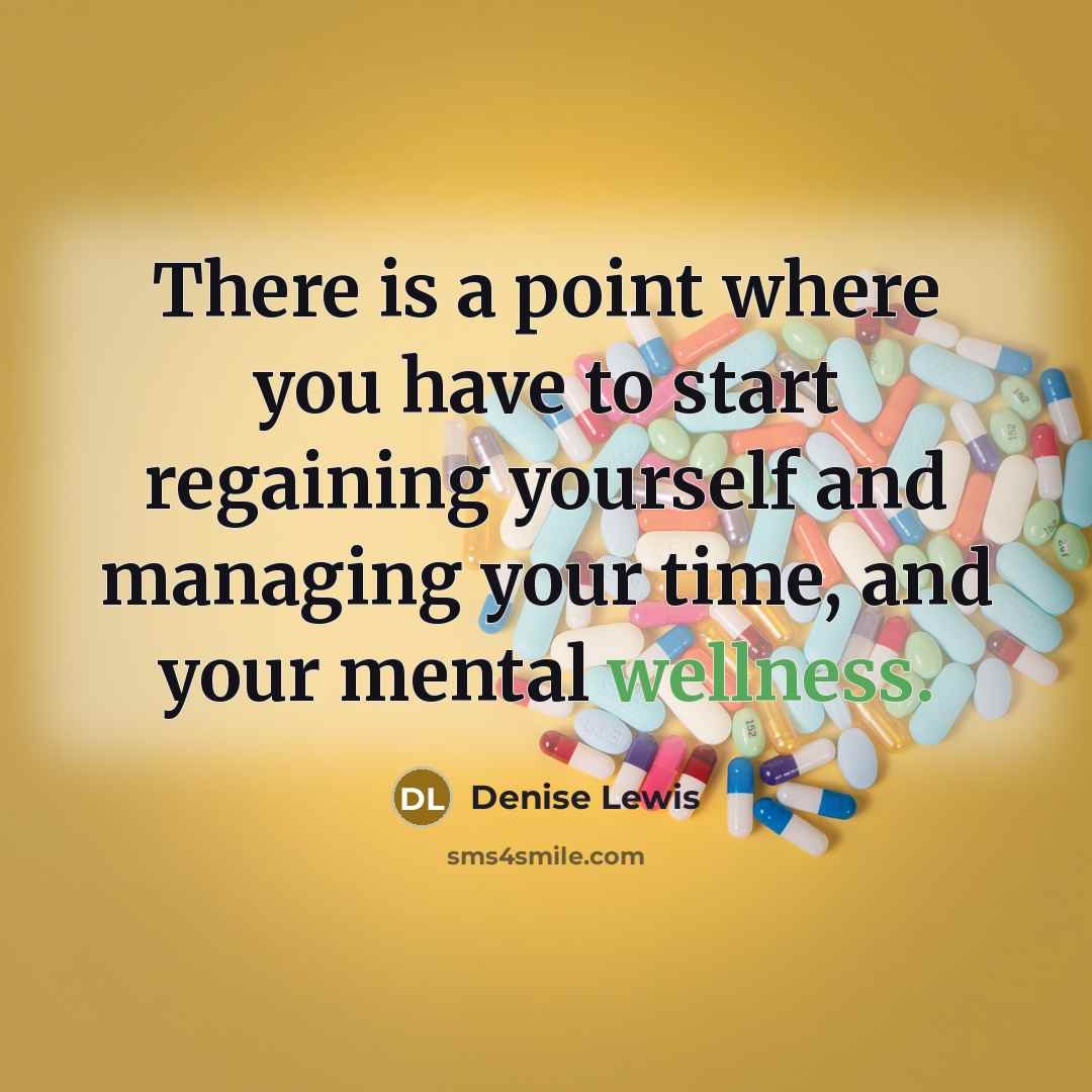 “There is a point where you have to start regaining…” quote by Denise Lewis