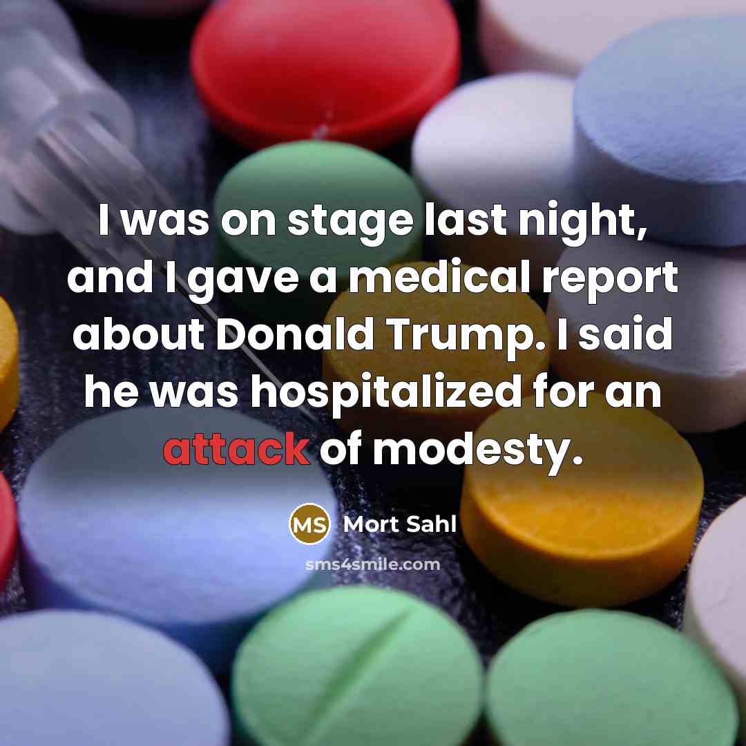 “I was on stage last night, and I gave a…” quote by Mort Sahl