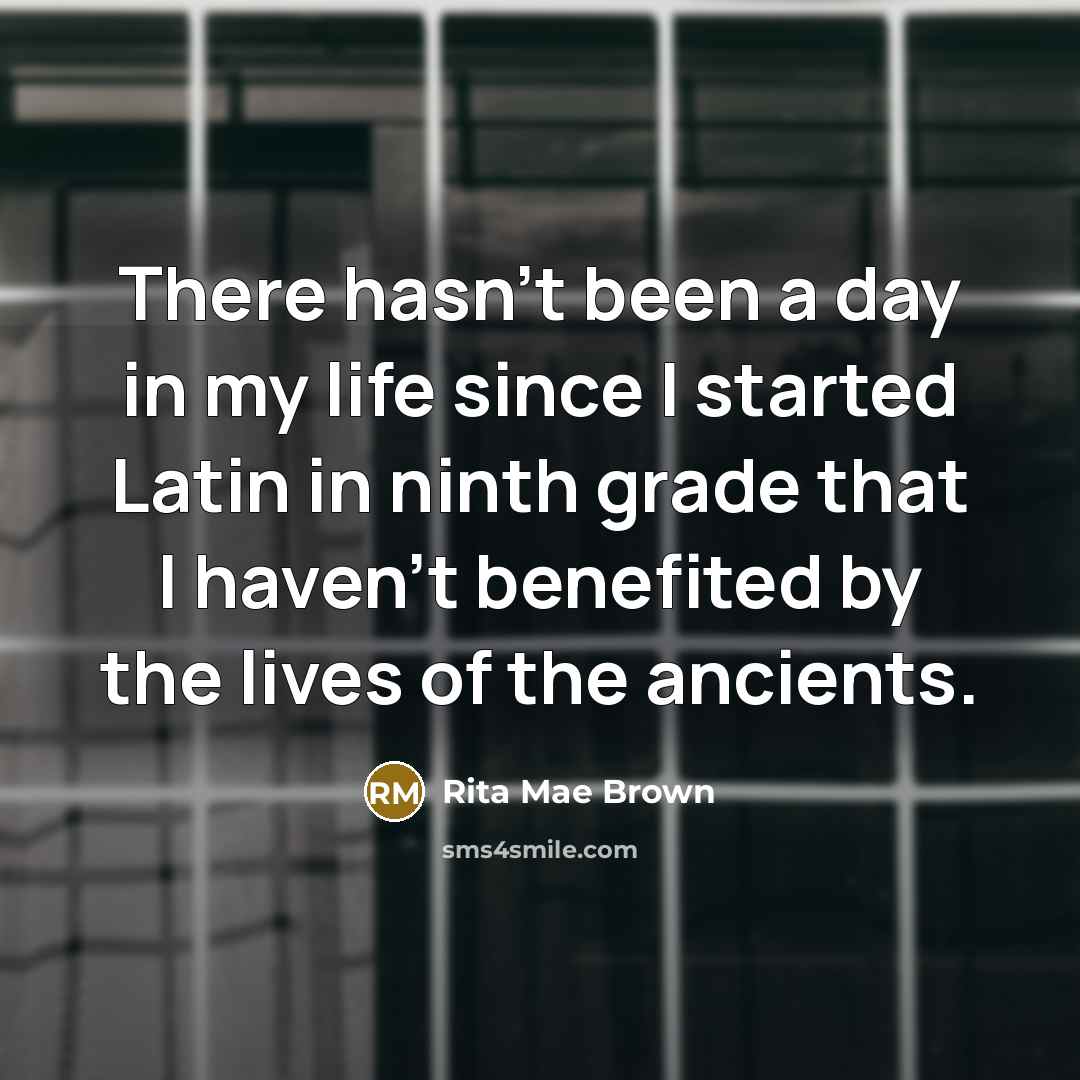 “There hasn't been a day in my life since I…” quote by Rita Mae Brown