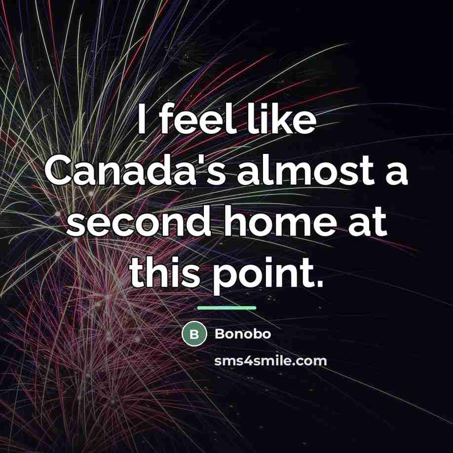 “I feel like Canada's almost a second home at this…” quote by Bonobo