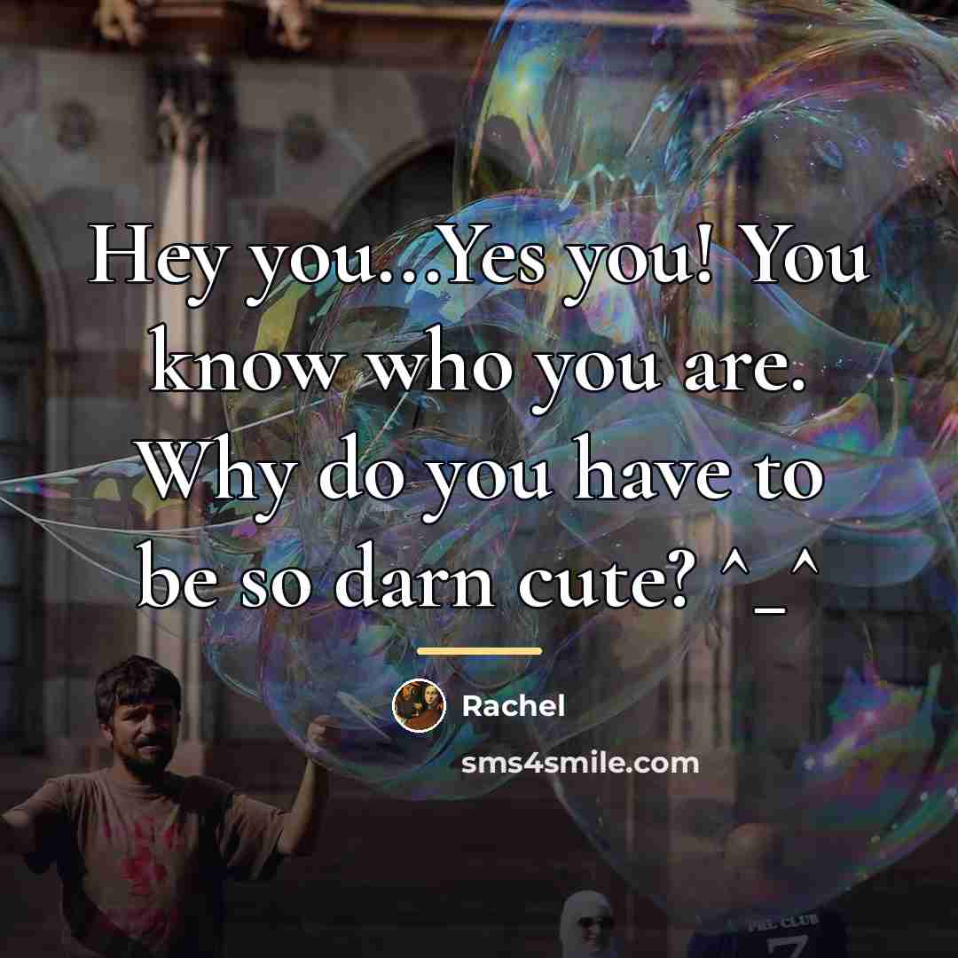 “Hey you...Yes you! You know who you are. Why do…” quote by Rachel