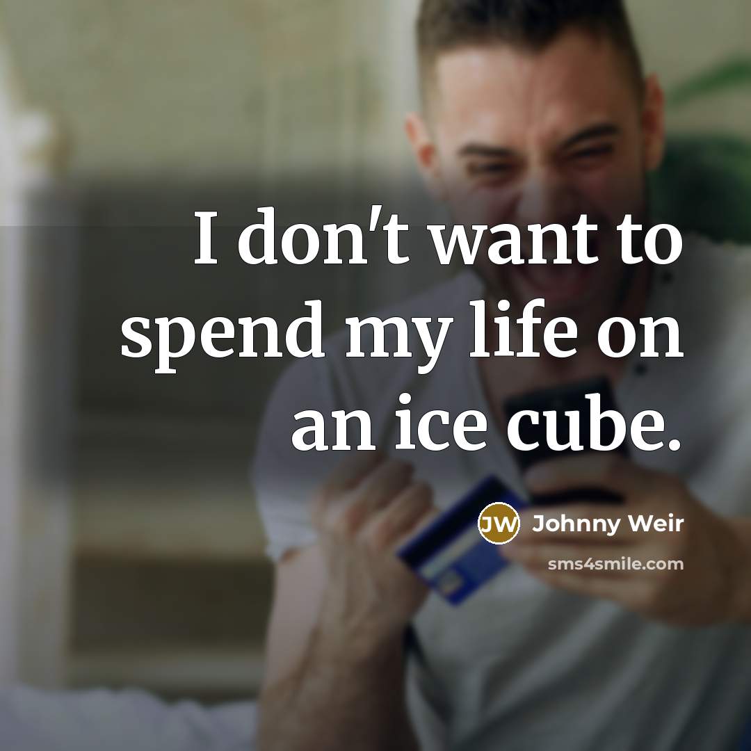 “I don't want to spend my life on an ice…” quote by Johnny Weir