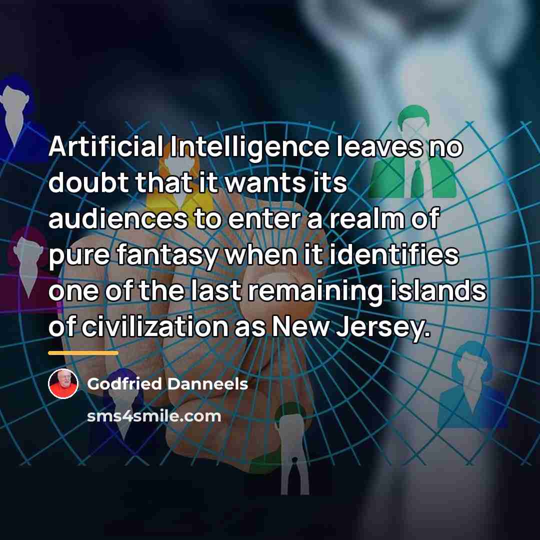 “Artificial Intelligence leaves no doubt that it wants its audiences…” quote by Godfried Danneels