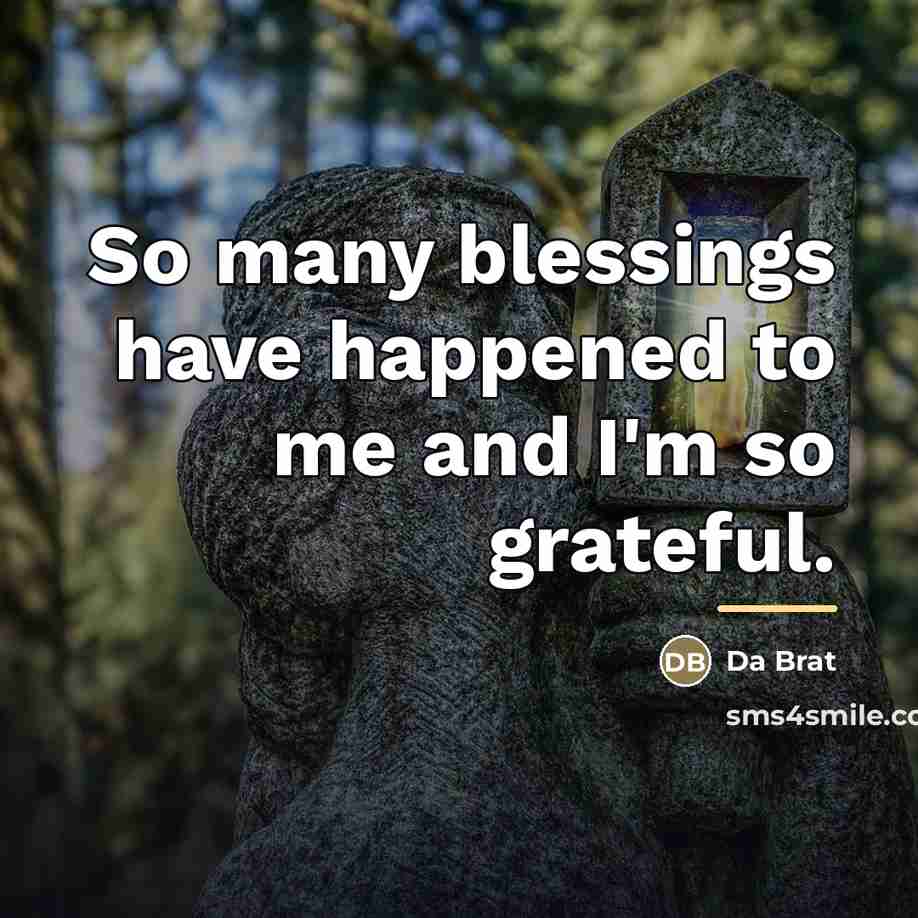 “So many blessings have happened to me and I'm so…” quote by Da Brat