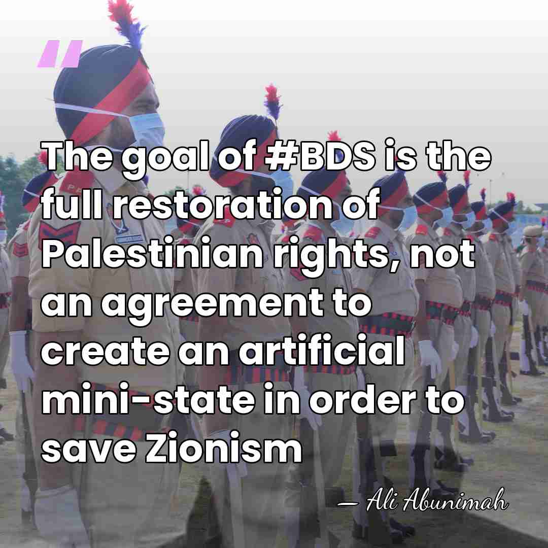 The goal of #BDS is the full restoration of Palestinian rights, not&hellip; - Ali Abunimah