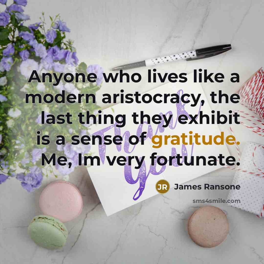 “Anyone who lives like a modern aristocracy, the last thing…” quote by James Ransone