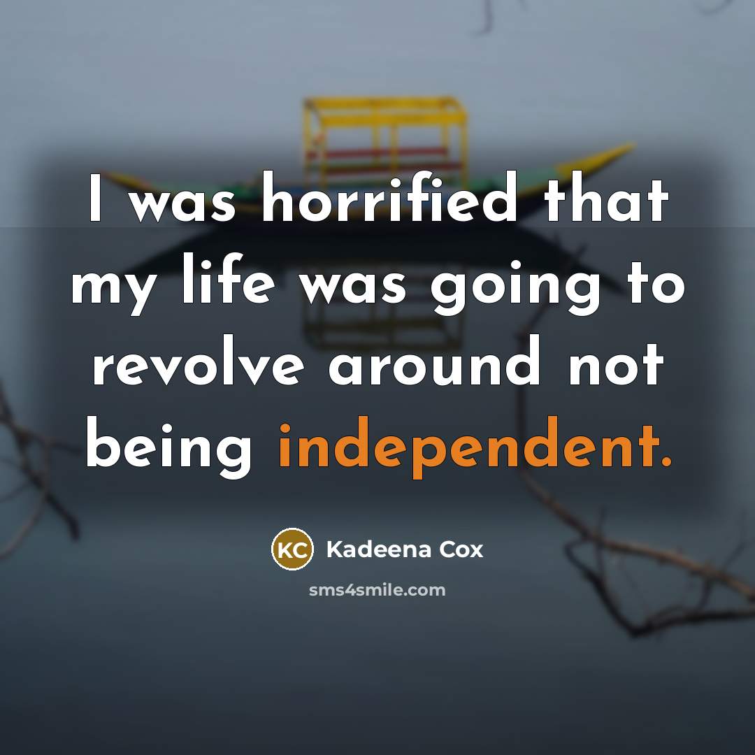 “I was horrified that my life was going to revolve…” quote by Kadeena Cox