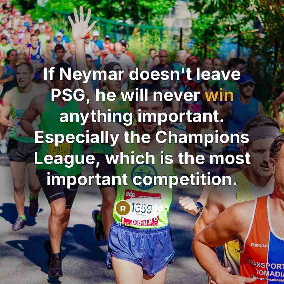 “If Neymar doesn't leave PSG, he will never win anything…” quote by Rivaldo