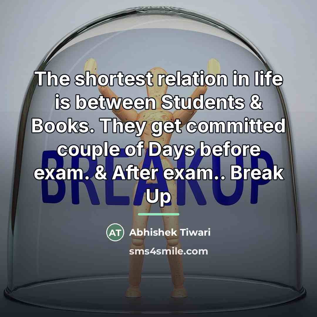 “The shortest relation in life is between Students & Books.…” quote by Abhishek Tiwari
