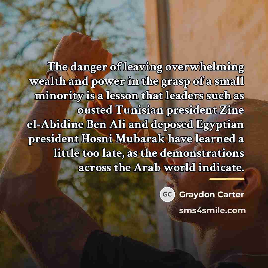 “The danger of leaving overwhelming wealth and power in the…” quote by Graydon Carter