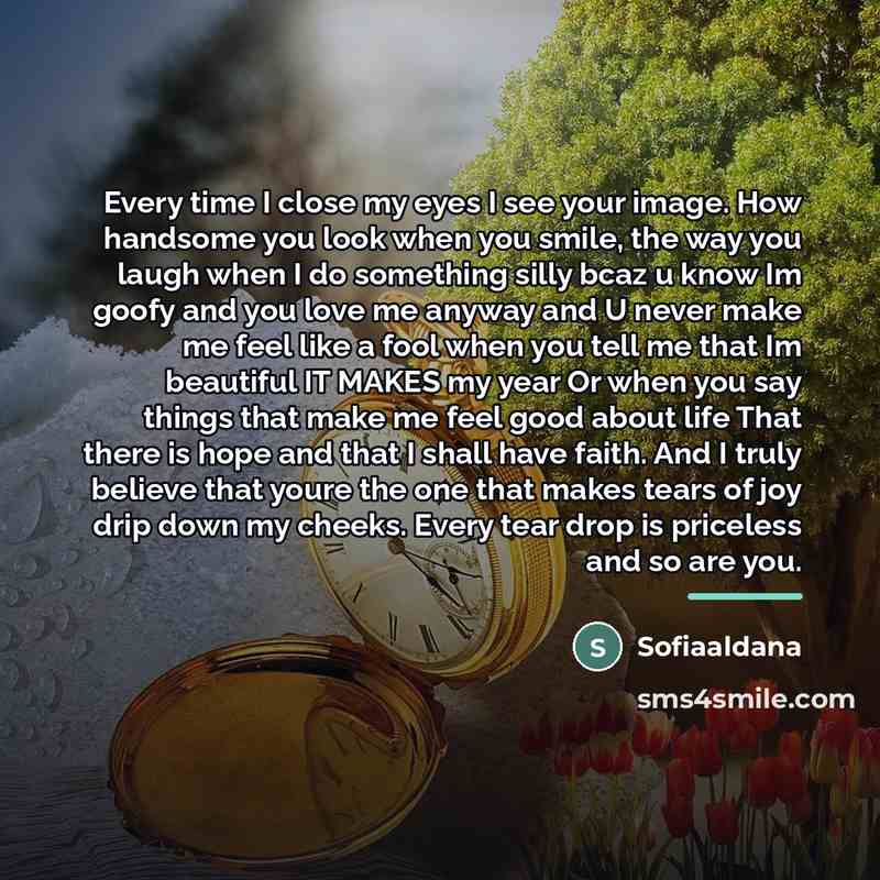 “Every time I close my eyes I see your image.…” quote by Sofiaaldana