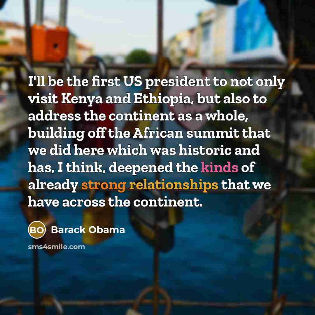 “I'll be the first US president to not only visit…” quote by Barack Obama