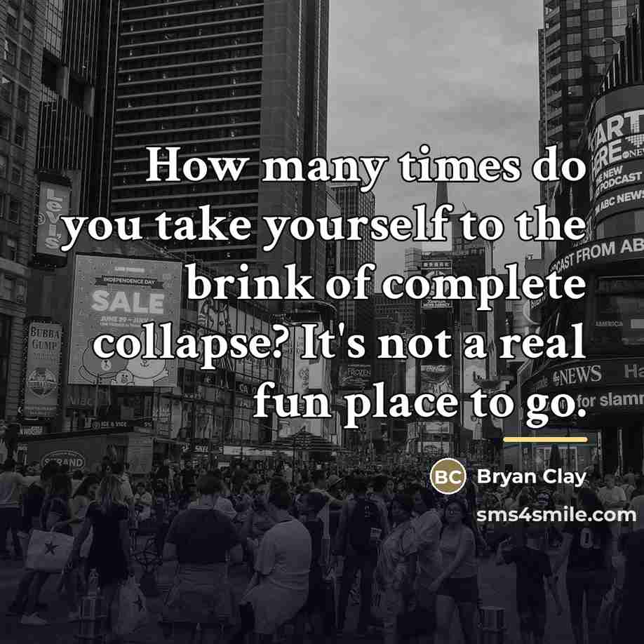 “How many times do you take yourself to the brink…” quote by Bryan Clay