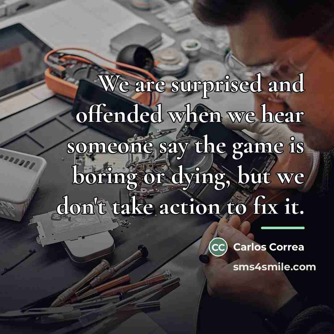 “We are surprised and offended when we hear someone say…” quote by Carlos Correa
