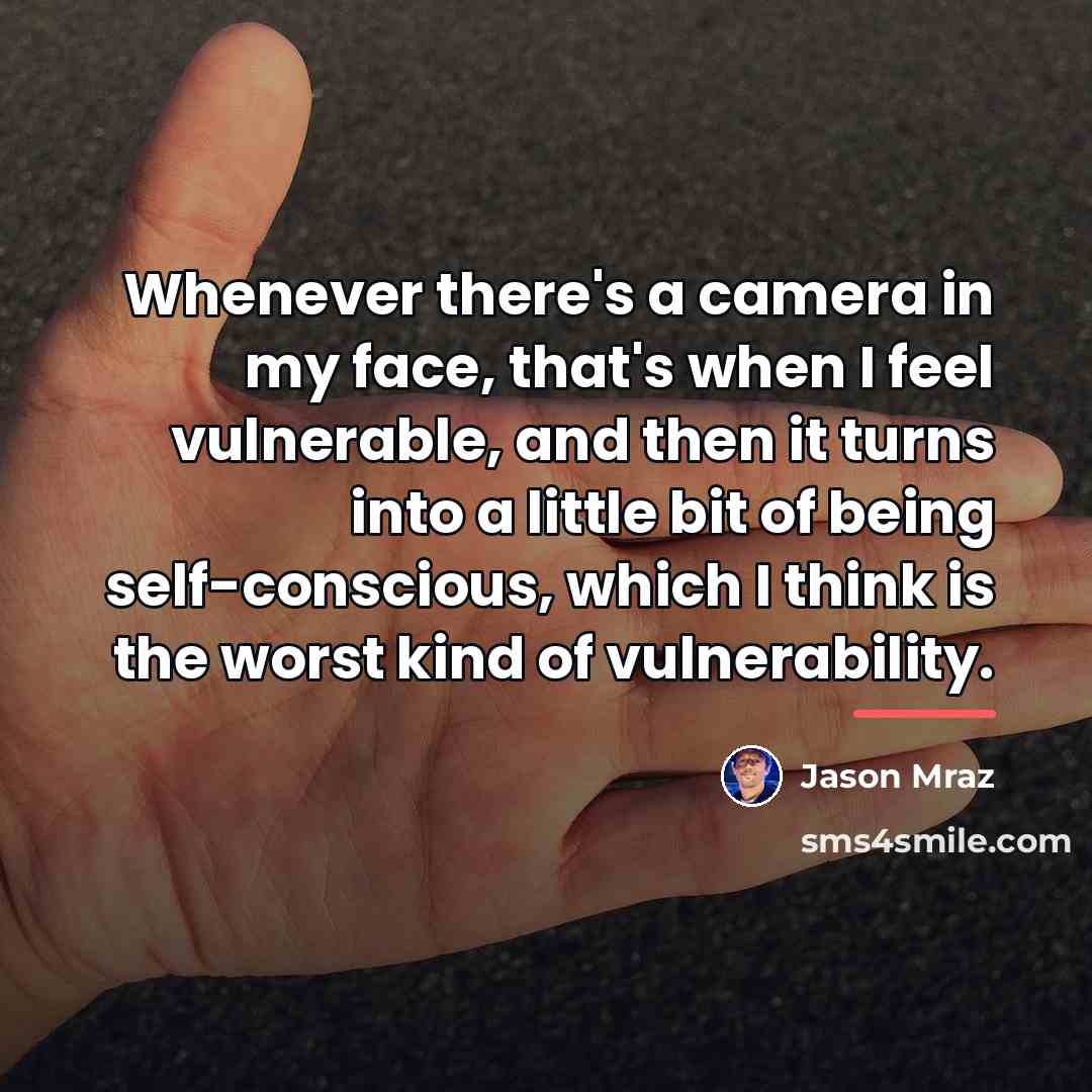 “Whenever there's a camera in my face, that's when I…” quote by Jason Mraz