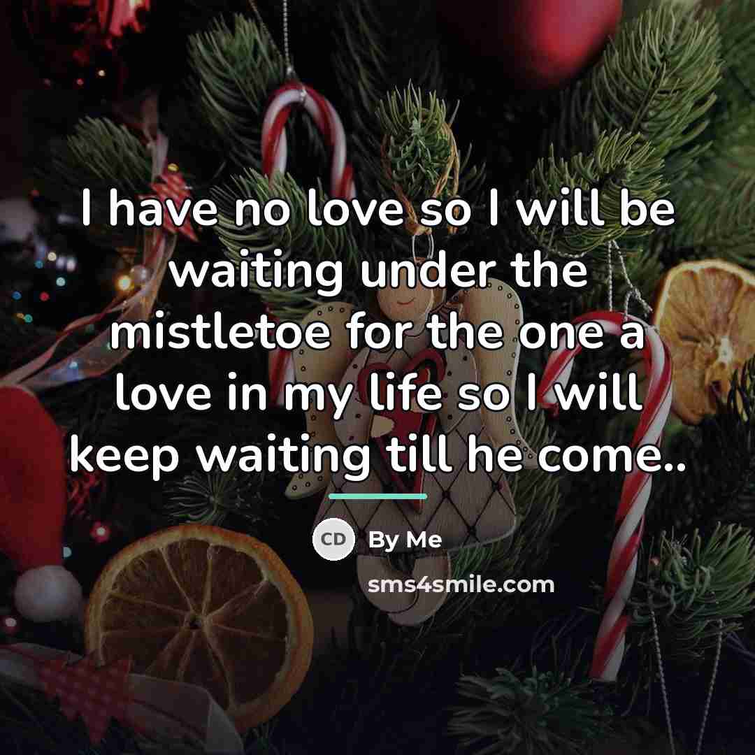 “I have no love so I will be waiting under…” quote by By Me