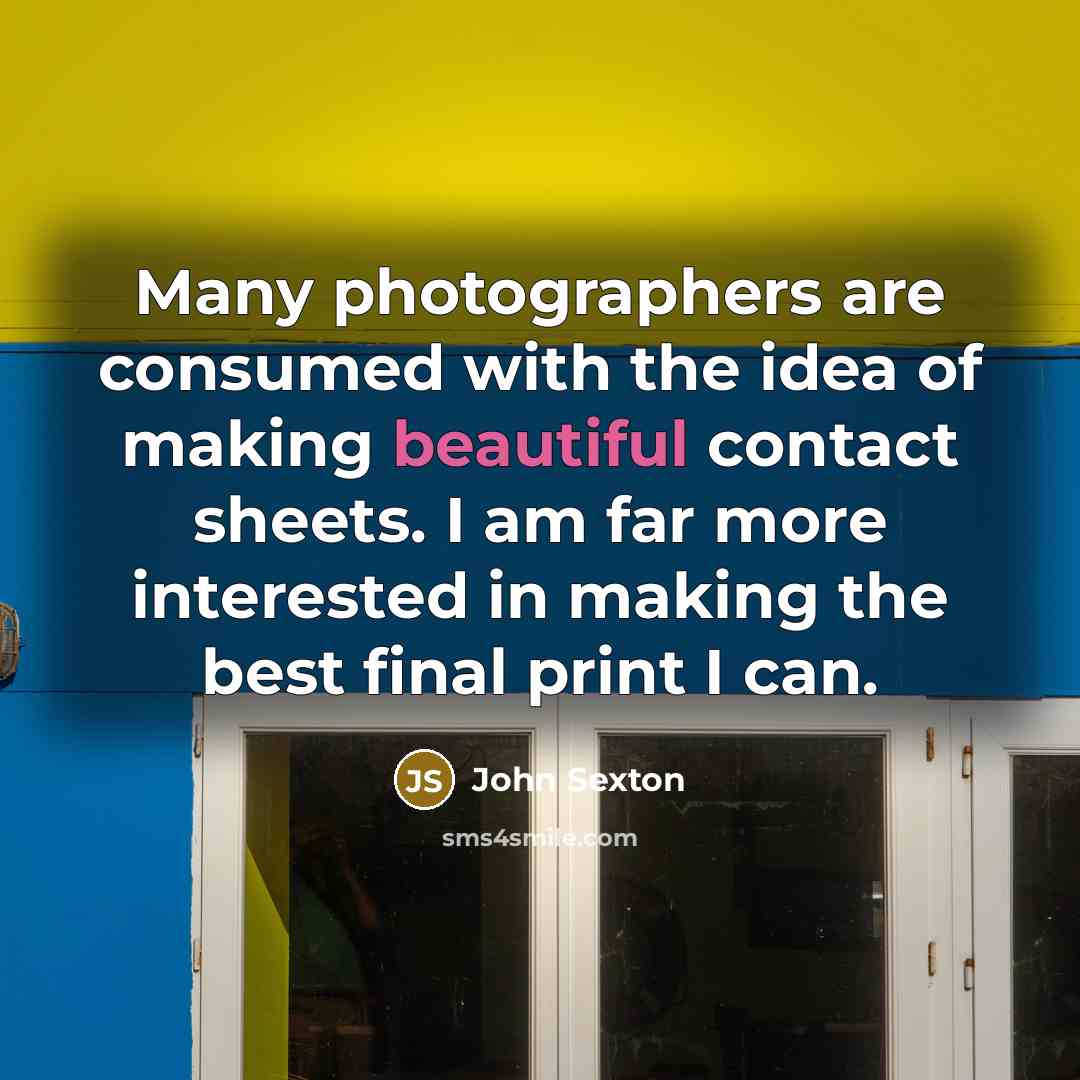 “Many photographers are consumed with the idea of making beautiful…” quote by John Sexton