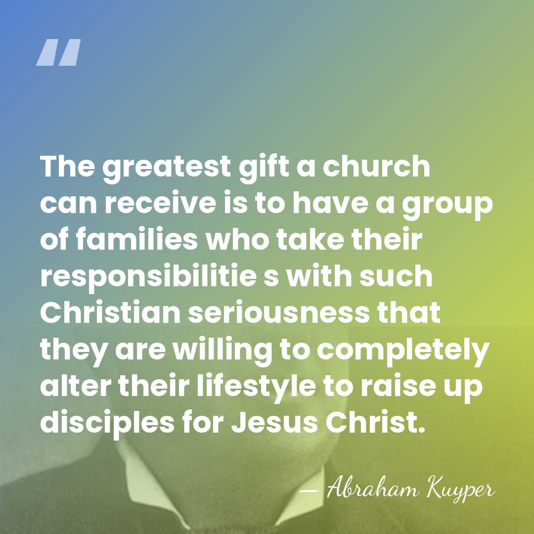 The greatest gift a church can receive is to have a group&hellip; - Abraham Kuyper