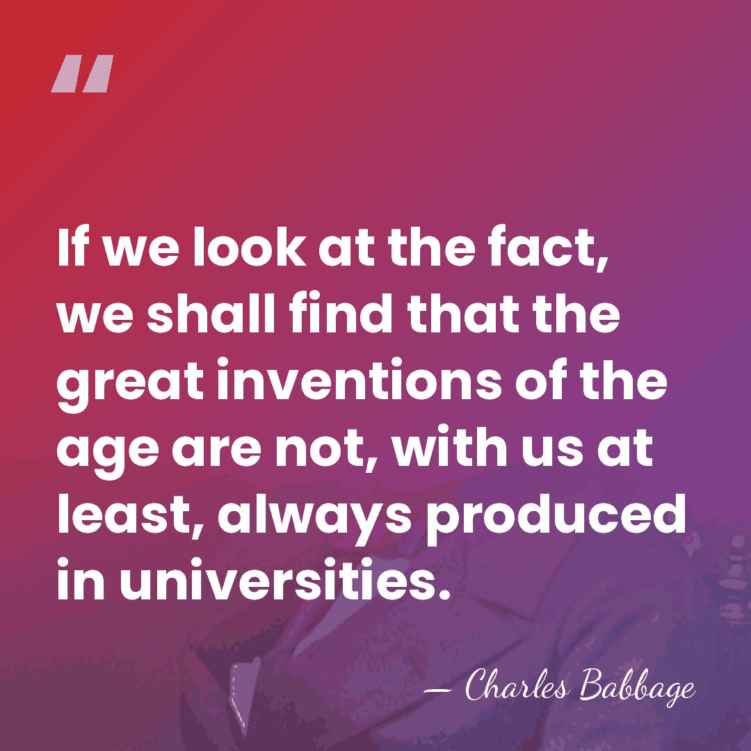 If we look at the fact, we shall find that the great&hellip; - Charles Babbage