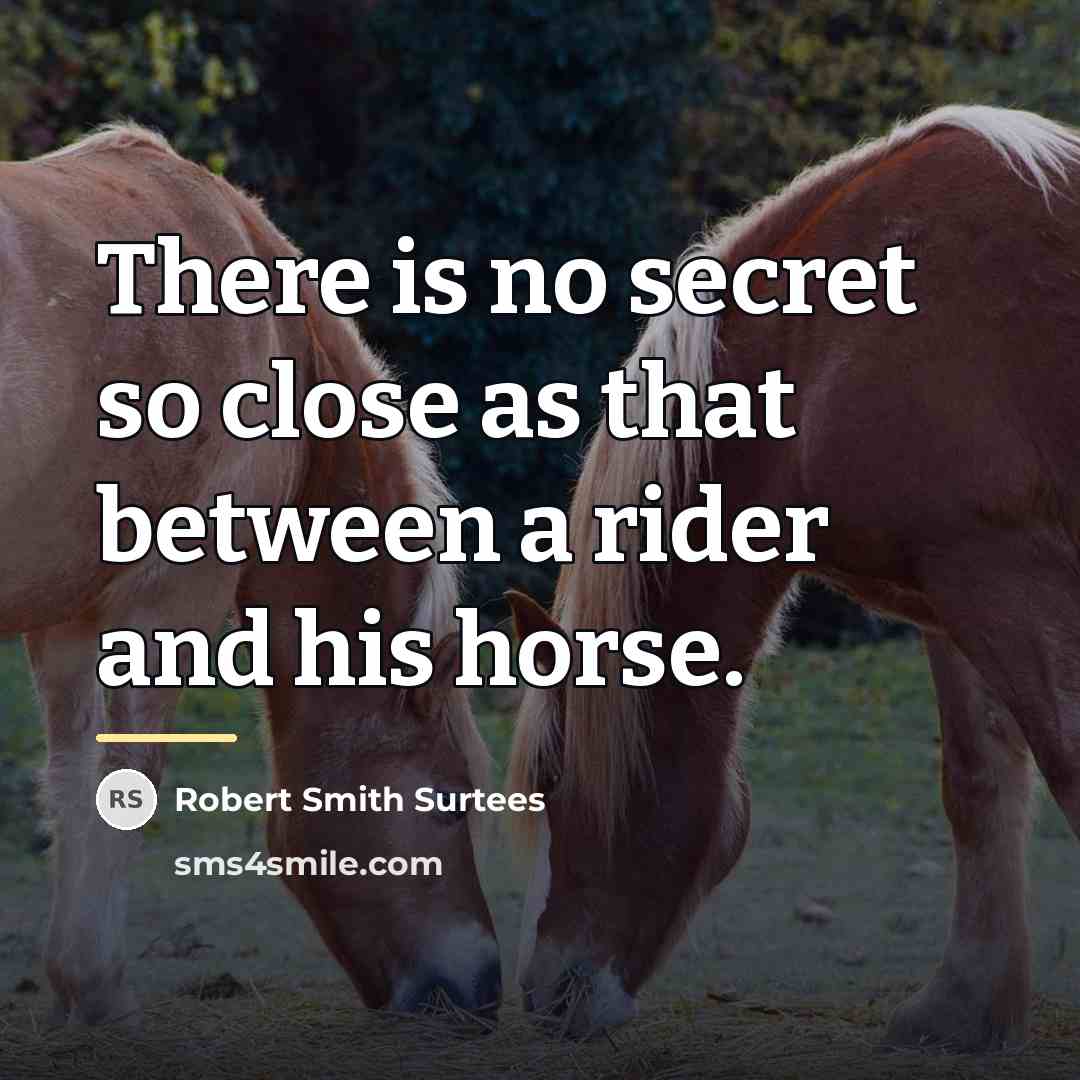 “There is no secret so close as that between a…” quote by Robert Smith Surtees
