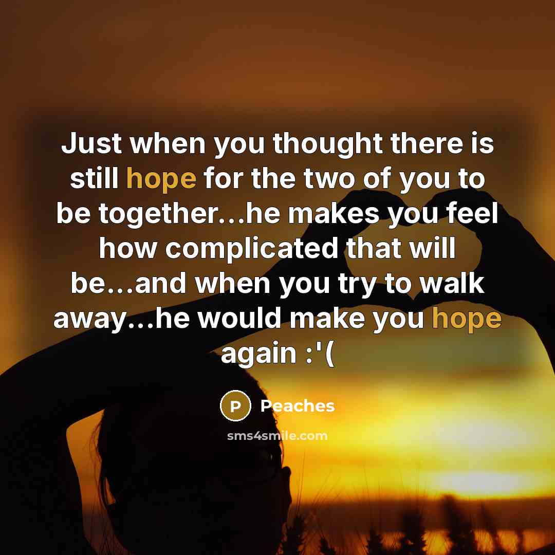 “Just when you thought there is still hope for the…” quote by Peaches