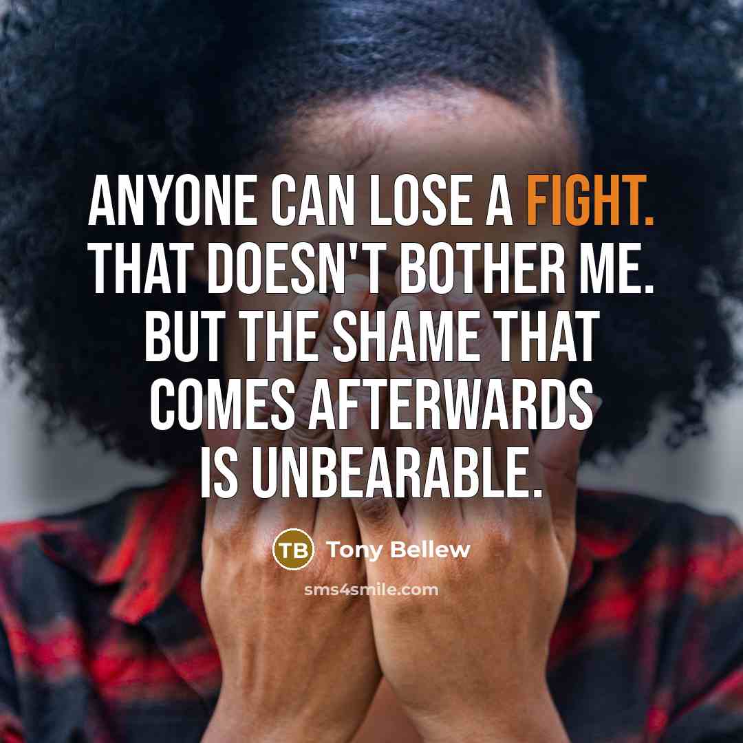 “Anyone can lose a fight. That doesn't bother me. But…” quote by Tony Bellew
