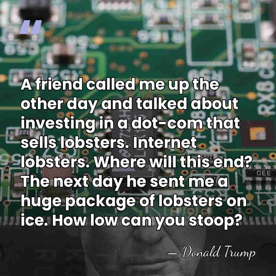 A friend called me up the other day and talked about investing&hellip; - Donald Trump